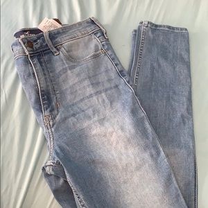 hollister ultra high-rise super skinny jeans